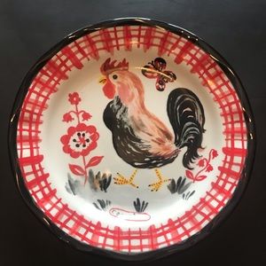 Nathalie Lete 10” plate Rooster